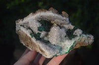 Natural Rare Ball Malachite On Drusy Quartz & Dolomite Matrix  x 2 From Kambove, Congo - Toprock Gemstones and Minerals 