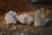 Natural Spirit Quartz Small Cluster or Crystal Specimens x 35 From Boekenhouthoek, South Africa - Toprock Gemstones and Minerals 