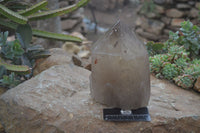 Polished Large Smokey Citrine Quartz Point x 1 From Angola