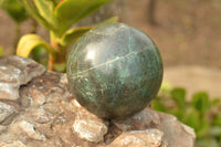 Polished Dark Green Fuchsite Sphere & Points  x 3 From Andakatani, Madagascar - TopRock