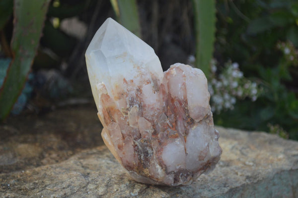 Natural Large Quartz Crystals With Polished Terminations  x 3 From Madagascar - Toprock Gemstones and Minerals 