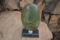 Polished Green Chrysoprase Standing Free Form x 1 From Madagascar - Toprock Gemstones and Minerals 