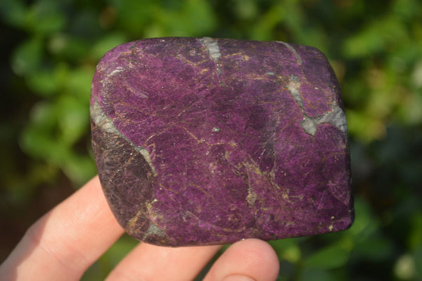 Polished Metallic Purpurite Free Forms With Matte Finish x 12 From Erongo, Namibia - Toprock Gemstones and Minerals 