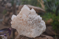 Natural Large Candle Quartz Crystals  x 2 From Madagascar