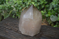 Polished Large Smokey Citrine Quartz Point x 1 From Angola