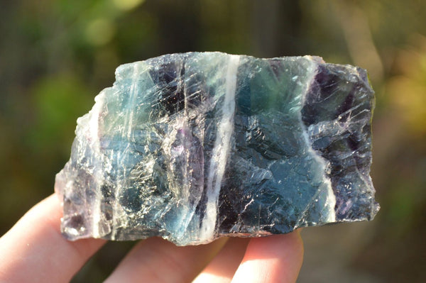 Natural Cobbed & Stone Sealed Watermelon Fluorite Pieces x 12 From Uis, Namibia - TopRock