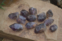 Natural New Window Amethyst Crystals  x 12 From KZN, South Africa - Toprock Gemstones and Minerals 