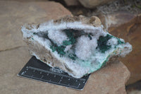 Natural Rare Ball Malachite On Drusy Quartz & Dolomite Matrix  x 2 From Kambove, Congo - Toprock Gemstones and Minerals 