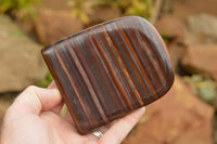 Polished Banded Tiger Iron / Muggle Stone Standing Free Forms  x 4 From Northern Cape, South Africa - TopRock