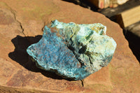 Natural Rough Blue Shattuckite & Chrysocolla Specimens  x 4 From Kaokoveld, Namibia - TopRock