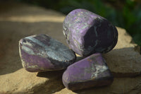 Polished Silky Purpurite Free Forms  x 12 From Namibia - TopRock