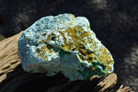 Natural Rough Blue Shattuckite & Chrysocolla Specimens  x 4 From Kaokoveld, Namibia - TopRock