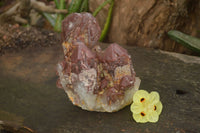 Natural Large Red Hematoid Phantom Quartz Cluster  x 1 From Karoi, Zimbabwe - TopRock