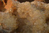 Natural Golden Limonite Quartz Vug Specimen x 1 From Zambia