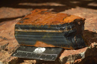 Natural Golden Blue Tigers Eye Specimens  x 2 From Prieska, South Africa - TopRock