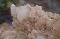 Natural Large Candle Quartz Crystals  x 2 From Madagascar