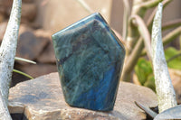 Polished Blue Labradorite Standing Free Form x 1 From Tulear, Madagascar - TopRock