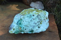 Natural Rough Blue Shattuckite & Chrysocolla Specimens  x 4 From Kaokoveld, Namibia - TopRock