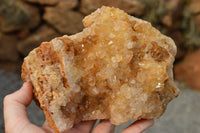 Natural Golden Limonite / Lemonite Quartz Clusters  x 2 From Zambia - TopRock