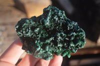 Natural Chatoyant Silky Malachite Specimens  x 6 From Kasompe, Congo