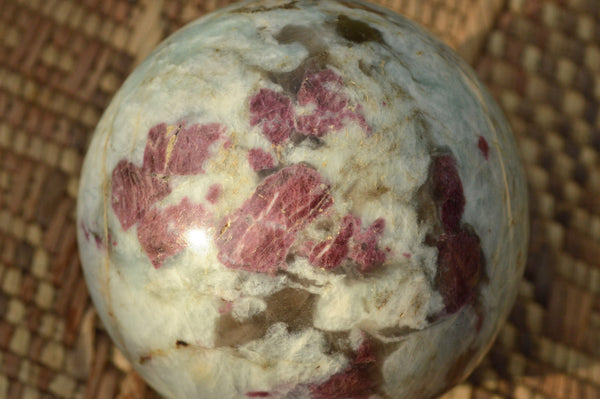 Polished Pink Tourmaline Rubellite Spheres x 2 From Ambatondrazaka, Madagascar - TopRock