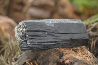 Natural Schorl Black Tourmaline & Smokey Quartz Specimens x 2 From Erongo Mountains, Namibia - TopRock