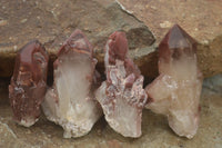 Natural Red Hematoid Quartz Specimens x 24 From Karoi, Zimbabwe - TopRock