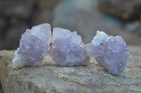 Natural Spirit Amethyst Quartz Crystals x 20 From Boekenhouthoek, South Africa