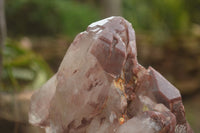 Natural Large Red Hematoid Phantom Quartz Cluster  x 1 From Karoi, Zimbabwe - TopRock