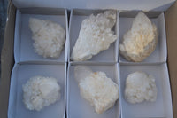 Natural Cascading Window Quartz Crystal Formations  x 6 From Madagascar - Toprock Gemstones and Minerals 