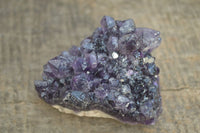 Natural Dark Purple Amethyst Crystal Clusters  x 6 From Zambia - Toprock Gemstones and Minerals 