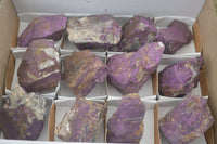 Natural Metallic Purpurite Cobbed Specimens  x 12 From Erongo, Namibia - Toprock Gemstones and Minerals 