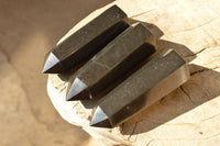 Polished Pitch Black Basalt Points  x 6 From Madagascar - TopRock