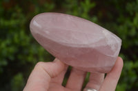 Polished Gemmy Pink Rose Quartz Standing Free Forms  x 3 From Ambatondrazaka, Madagascar - TopRock