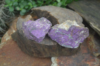 Natural Metallic Purpurite Cobbed Specimens  x 12 From Erongo, Namibia - Toprock Gemstones and Minerals 