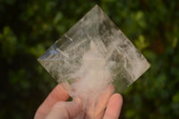 Polished Beautiful Clear Rock Crystal Quartz Pyramids x 2 From Madagascar