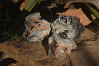 Natural Rare Bladed Barite Specimens  x 3 From Congo