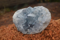 Natural Blue Celestite Crystal Specimens  x 2 From Sakoany, Madagascar - Toprock Gemstones and Minerals 