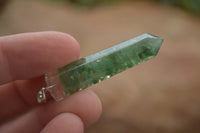 Polished Packaged Hand Crafted Resin Pendant with Aventurine Chips - sold per piece - From Bulwer, South Africa - TopRock