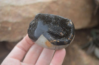 Polished Septaria Nodule Free Forms x 6 From Mahajanga, Madagascar