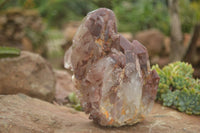 Natural Large Red Hematoid Phantom Quartz Cluster  x 1 From Karoi, Zimbabwe - TopRock