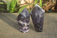 Polished Dream Amethyst Points x 3 From Madagascar