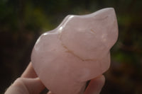 Polished Gemmy Pink Rose Quartz Flames  x 2 From Ambatondrazaka, Madagascar - TopRock