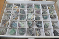 Natural Rough Watermelon Fluorite Cobbed Specimens  x 35 From Uis, Namibia