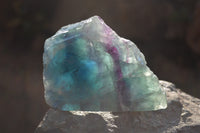 Polished Watermelon Fluorite Slices  x 6 From Uis, Namibia