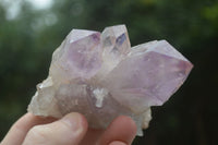 Natural Jacaranda Amethyst Crystal Clusters  x 3 From Mumbwa, Zambia - Toprock Gemstones and Minerals 