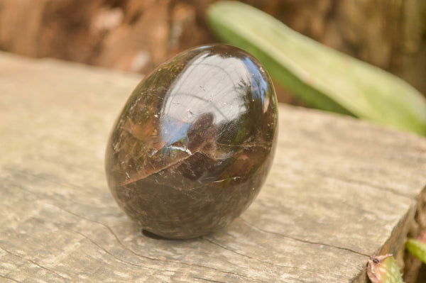 Polished Large Morion Smokey Quartz Eggs x 4 From Madagascar - TopRock