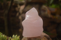 Polished Gemmy Pink Rose Quartz Flames  x 2 From Ambatondrazaka, Madagascar - TopRock