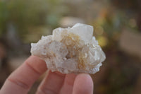 Natural Pale Spirit Quartz Clusters x 12 From Boekenhouthoek, South Africa