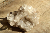 Natural Optic to Semi Optic Quartz Clusters x 5 From Serenje, Zambia - TopRock